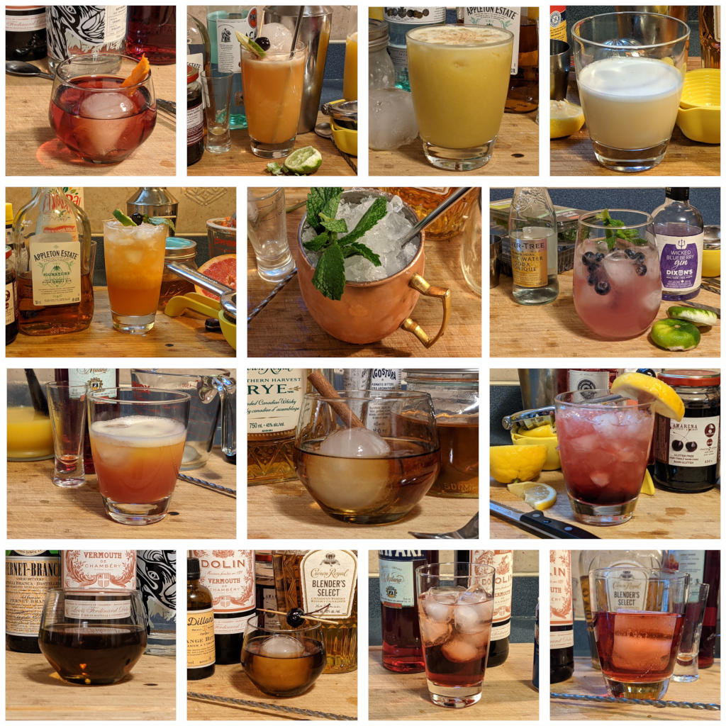 Covid cocktails 6 collage
