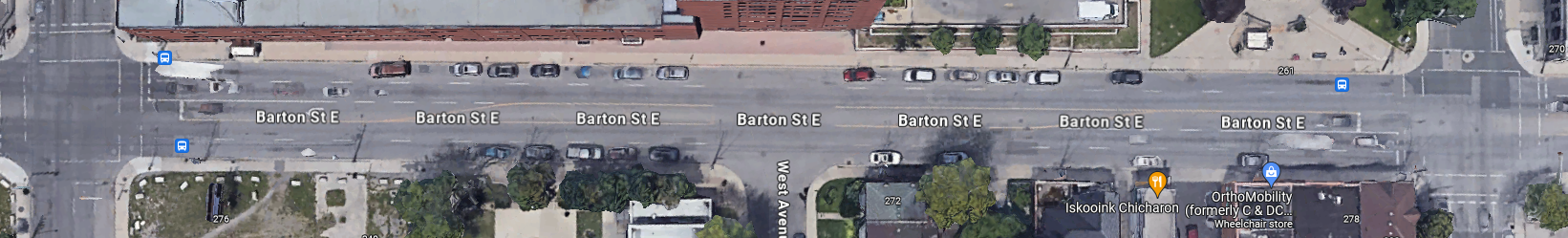 Barton between Wellington and Victoria